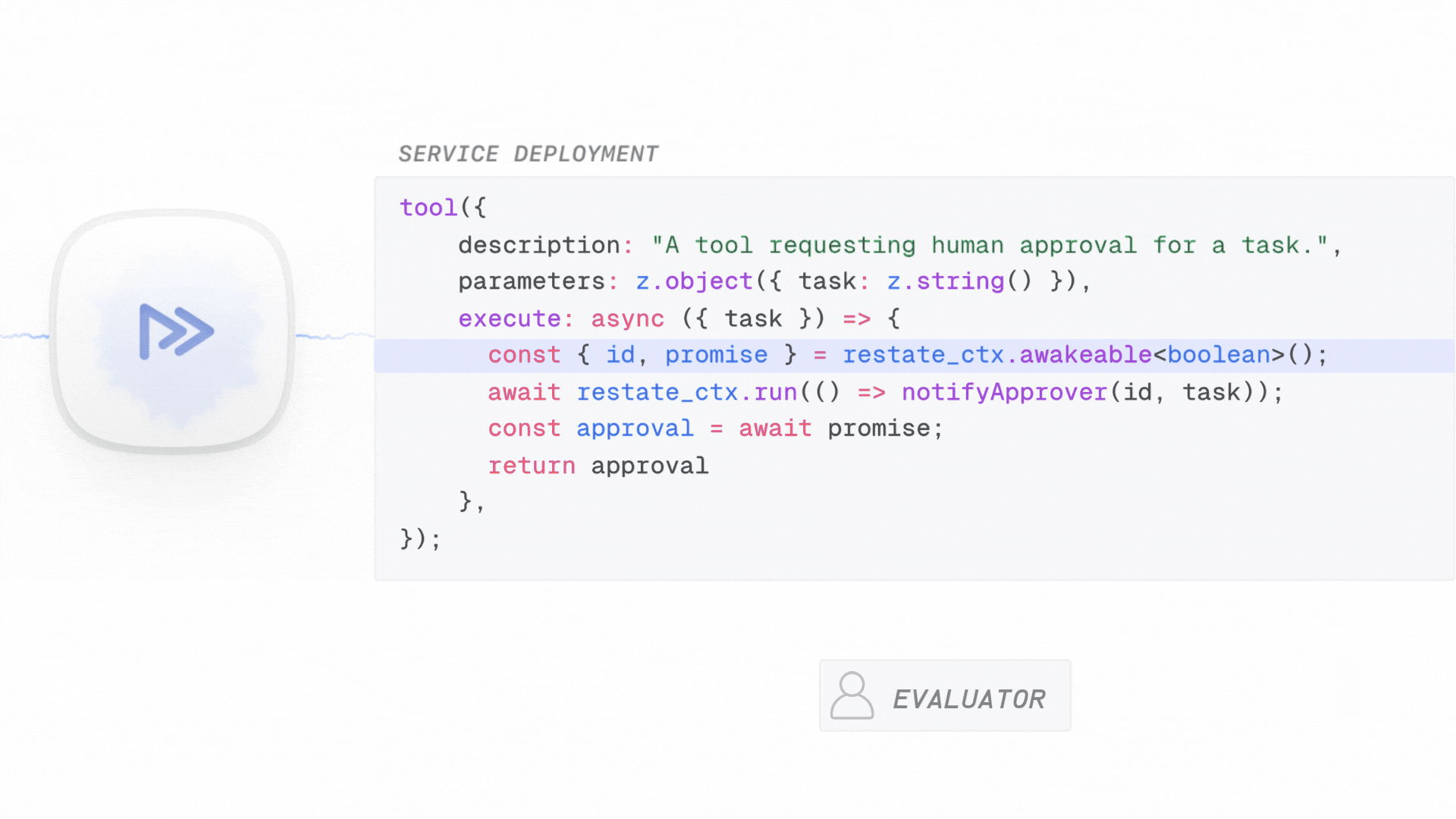 human approval typescript